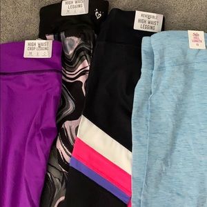 Four pairs of leggings